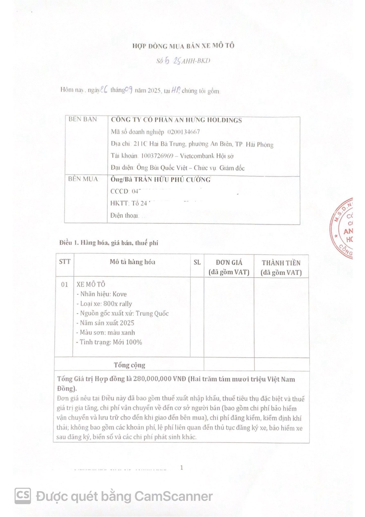 Cường contract 1